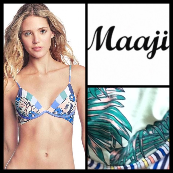 NWOT Maaji Reversible Underwire Bikini Top